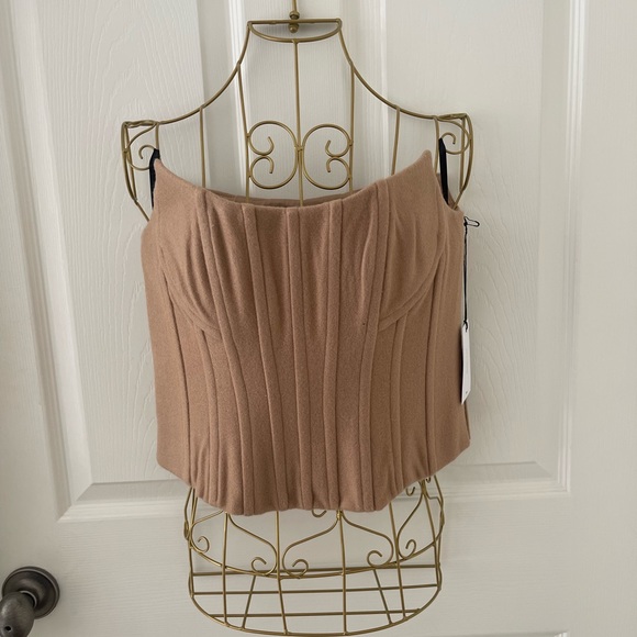 LPA Camel Corset Top - Picture 3 of 4